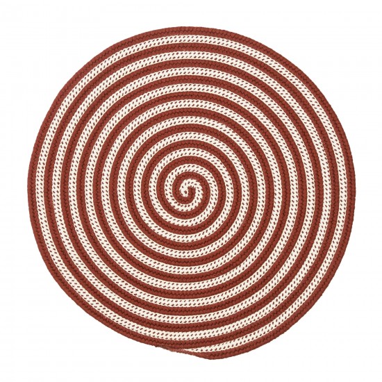 Candy Cane Rugs - Red 45” x 45”