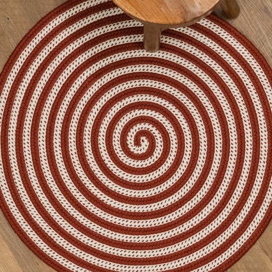 Candy Cane Rugs - Red 45” x 45”