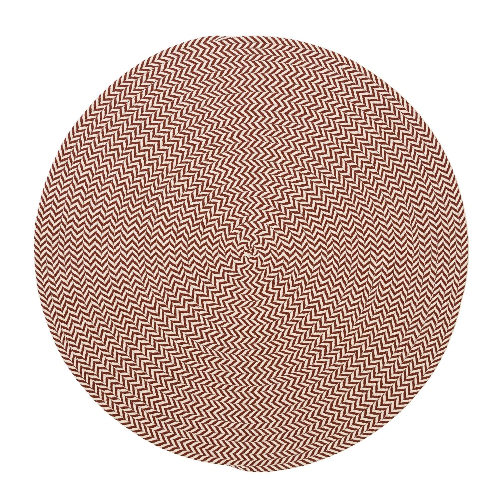 Chevron Christmas Under-Tree Reversible Round Rug - Red/White 45” x 45” Chevron Christmas Under-Tree Reversible Round Rug - Red/White 45” x 45”