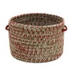 Holiday Tweed Braided Basket - Holiday Blend 12"x12"x8"
