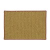 Holiday-Vibes Houndstooth Rug - Vibe Green/Red 34" x 58"