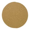 Holiday-Vibes Under Tree Reversible Round Rug - Chevron Vibe 55” x 55”