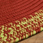 Holiday-Vibes Under Tree Reversible Round Rug - Border Vibe 45” x 45”