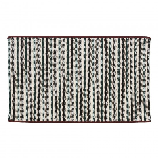 Noth Pole Multi Stripe Holiday Rug - Holiday Multi 22" x 34"