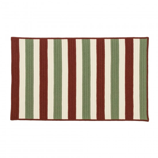 Rudolf Reversible Holiday Rug - Red/Green/White 22" x 34"