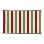 Rudolf Reversible Holiday Rug - Red/Green/White 34" x 58"