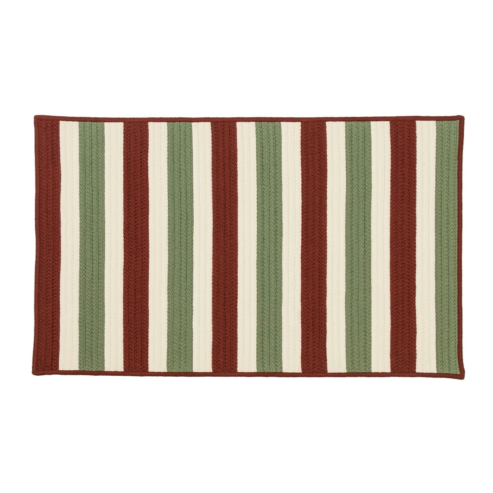 Rudolf Reversible Holiday Rug - Red/Green/White 34" x 58"