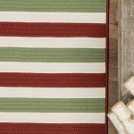 Rudolf Reversible Holiday Rug - Red/Green/White 34" x 58"