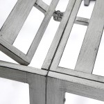 LeisureMod Chelsea Outdoor Grey Chaise Lounge Chair w/Cushions Set of 2, Blue
