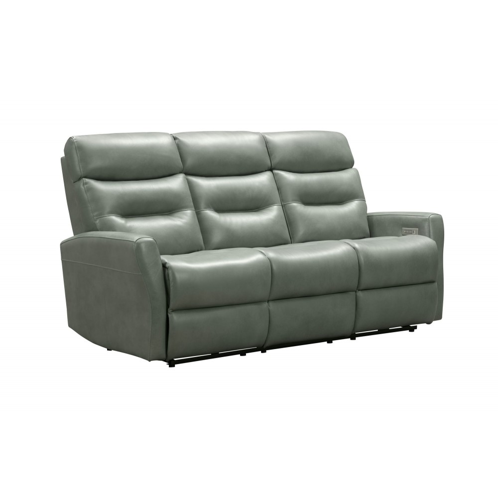 39PHL-1115 Enzo Power Reclining Sofa, Antonio Green Gray