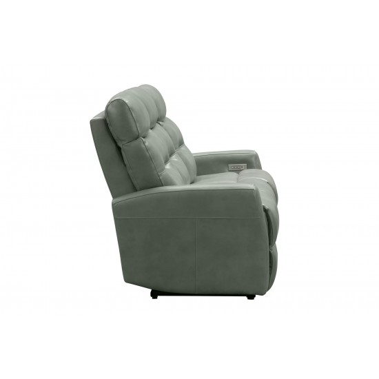 39PHL-1115 Enzo Power Reclining Sofa, Antonio Green Gray