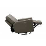 8P-1169 Marion Power Swivel Glider Recliner, Georgia Gray