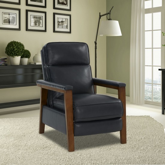 7-1187 Ashland Push Thru The Arms Recliner, Shoreham Blue