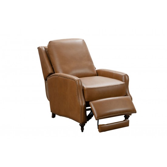 7-1162 Wilson Push Thru The Arms Recliner, Colchester Saddle