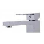 ALFI brand AB1129-PC Polished Chrome Tall Square Single Lever Bathroom Faucet
