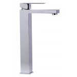 ALFI brand AB1129-PC Polished Chrome Tall Square Single Lever Bathroom Faucet