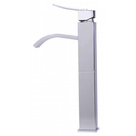 ALFI brand Tall Polished Chrome Single Lever Bathroom Faucet