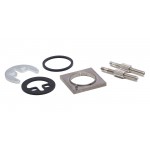 ALFI brand AB1229-BN Brushed Nickel Square Single Lever Bathroom Faucet