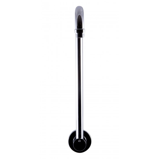 ALFI brand AB12GRW-PC Polished Chrome 12" Round Raised Wall Mounted Shower Arm