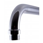 ALFI brand AB12GRW-PC Polished Chrome 12" Round Raised Wall Mounted Shower Arm
