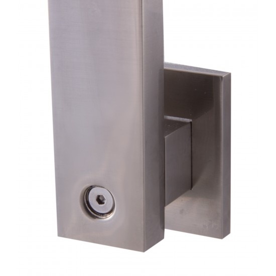 ALFI brand AB12GSW-BN Brushed Nickel 12" Square Raised Wall Mounted Shower Arm