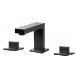 ALFI brand AB1322-BM Black Matte Widespread Modern Bathroom Faucet