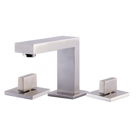 ALFI brand AB1322-BN Brushed Nickel Modern Widespread Bathroom Faucet