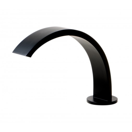 ALFI brand AB1326-BM Black Matte Widespread Modern Bathroom Faucet