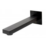 ALFI brand AB1468-BM Black Matte Single Lever Wallmount Bathroom Faucet
