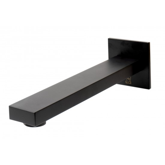 ALFI brand AB1468-BM Black Matte Single Lever Wallmount Bathroom Faucet