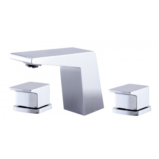 ALFI brand AB1471-PC Polished Chrome Modern Widespread Bathroom Faucet