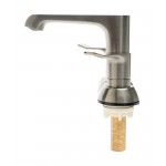 ALFI brand AB1493-BN Brushed Nickel Two-Handle 4'' Centerset Bathroom Faucet