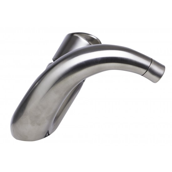 ALFI brand AB1572-BN Wave Brushed Nickel Single Lever Bathroom Faucet