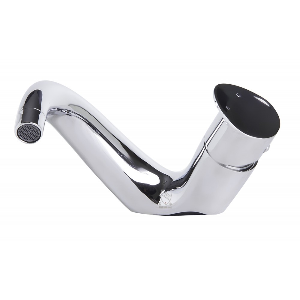 ALFI brand AB1572-PC Wave Polished Chrome Single Lever Bathroom Faucet