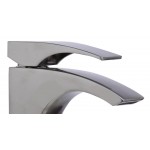 ALFI brand AB1587-BN Tall Brushed Nickel Single Lever Bathroom Faucet