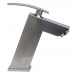 ALFI brand AB1628-BN Brushed Nickel Single Lever Bathroom Faucet