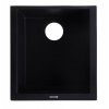 ALFI brand Black 17" Undermount Rectangular Granite Composite Kitchen Prep Sink