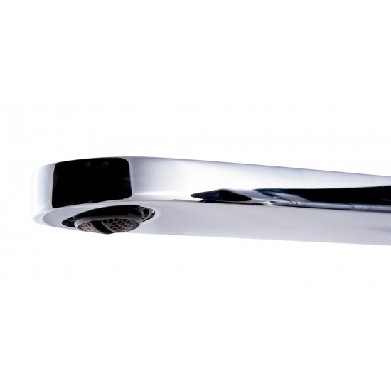ALFI brand AB1772-PC Polished Chrome Wall Mounted Modern Bathroom Faucet