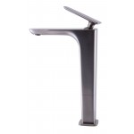 ALFI brand AB1778-BN Brushed Nickel Tall Single Hole Modern Bathroom Faucet