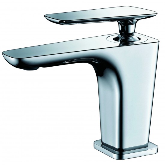 ALFI brand AB1779-PC Polished Chrome Single Hole Modern Bathroom Faucet