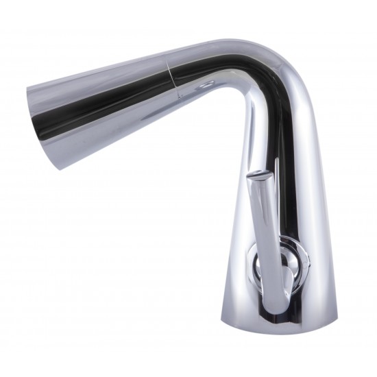 ALFI brand AB1788-PC Polished Chrome Single Hole Cone Waterfall Bathroom Faucet