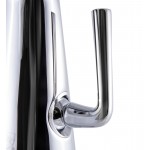 ALFI brand Polished Chrome Single Hole Tall Cone Waterfall Bathroom Faucet