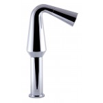 ALFI brand Polished Chrome Single Hole Tall Cone Waterfall Bathroom Faucet