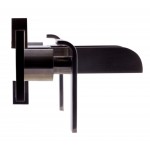 ALFI brand Brushed Nickel Widespread Wall Mounted Waterfall Bathroom Faucet