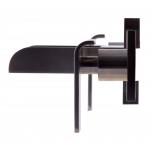 ALFI brand Brushed Nickel Widespread Wall Mounted Waterfall Bathroom Faucet