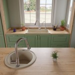 ALFI brand Biscuit 20" Drop-In Round Granite Composite Kitchen Prep Sink