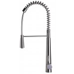 ALFI brand AB2039 Solid Stainless Steel Commercial Spring Kitchen Faucet