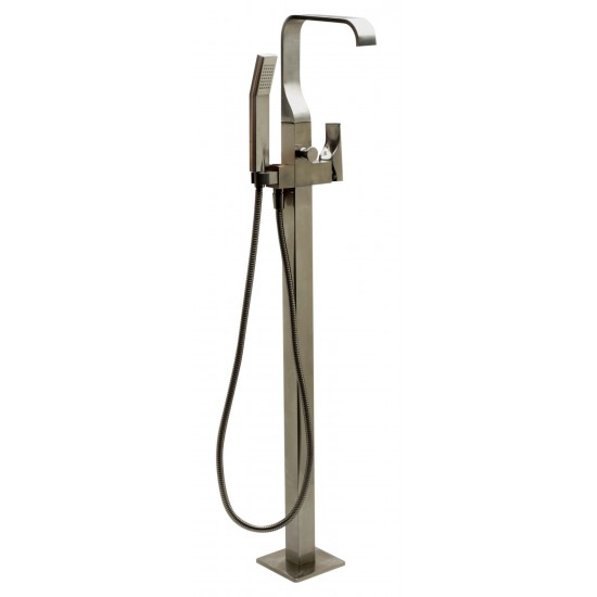 ALFI brand AB2180-BN Single Lever Floor Mounted Tub Filler Mixer