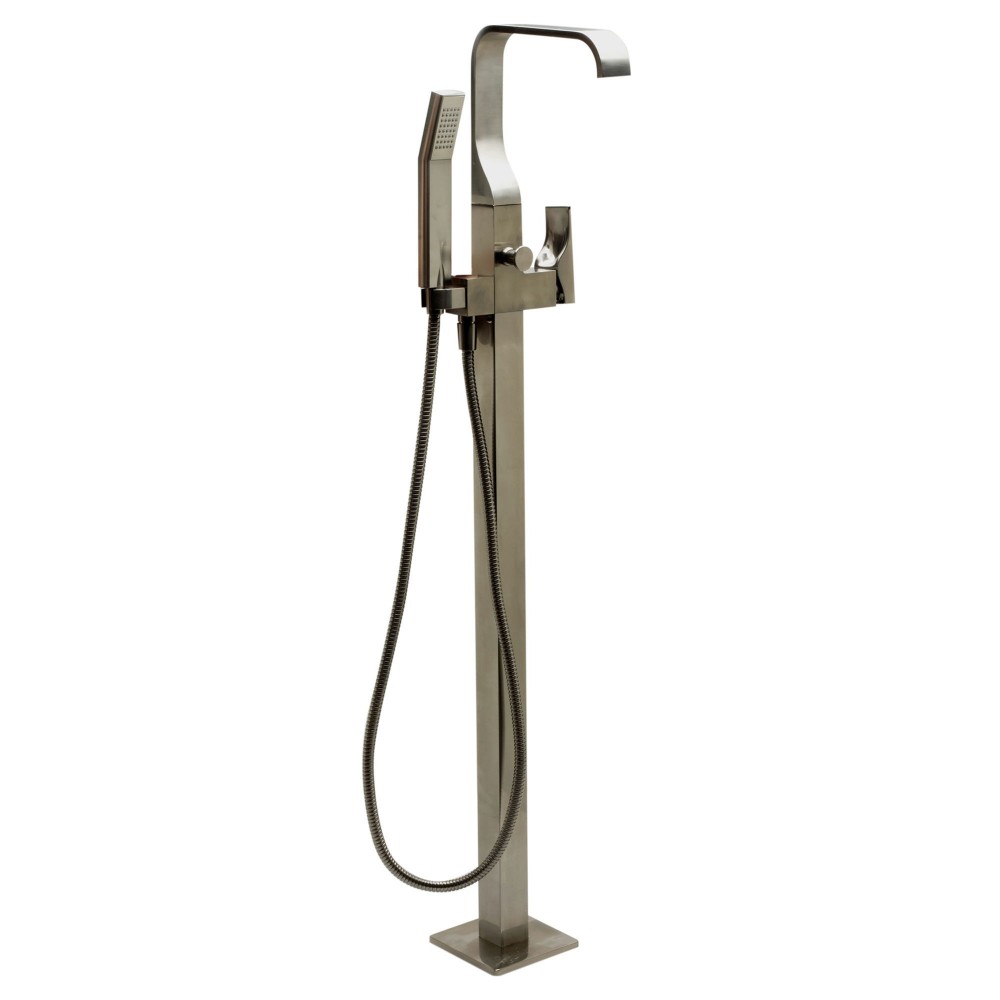 ALFI brand AB2180-BN Single Lever Floor Mounted Tub Filler Mixer