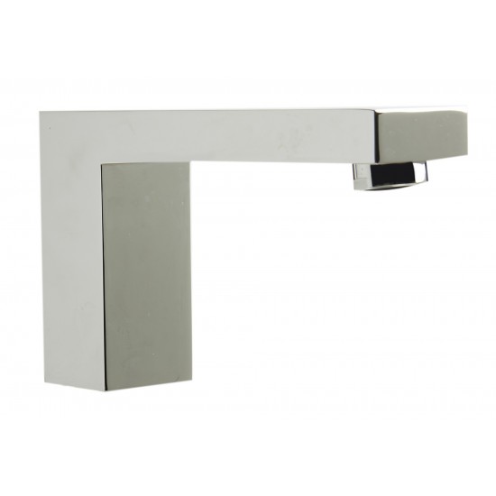 ALFI brand Deck Mounted Tub Filler and Square Hand Held Shower Head